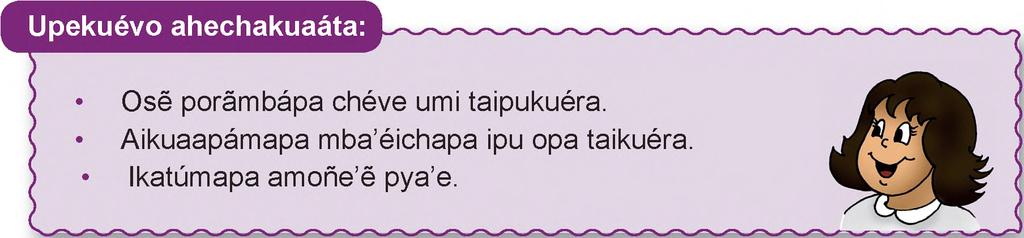 Moöpa reho rekañy chehegui mainumby poräite anive nde saite.