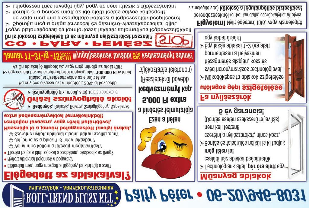 AUTÓMENTÉS - 06-30/686-1881 - www.automentovarpalota.hu Használja ki a befagyott tavalyi árakat, Február 15 A Genezis Trans Kft. (8105 Pétfürd, H sök tere 14.