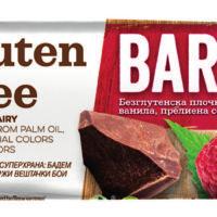 GLUTÉNMENTES MÁLNÁS-VANÍLIÁS SZELET ÉTCSOKOLÁDÉ BEVONATTAL 35 G VITALIA CRUNCHY