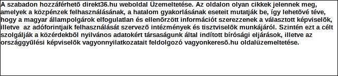 1. Szervezet / Jogi személy szervezeti egység azonosító adatai 1.1 Név: Szervezet 1.