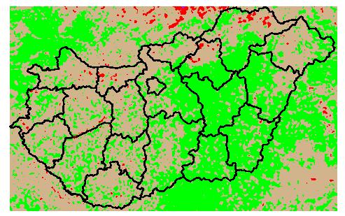 NDVI NDVI Távérzékeléses aszálymonitoring növényspecifikus vegetációs index alapján Búza