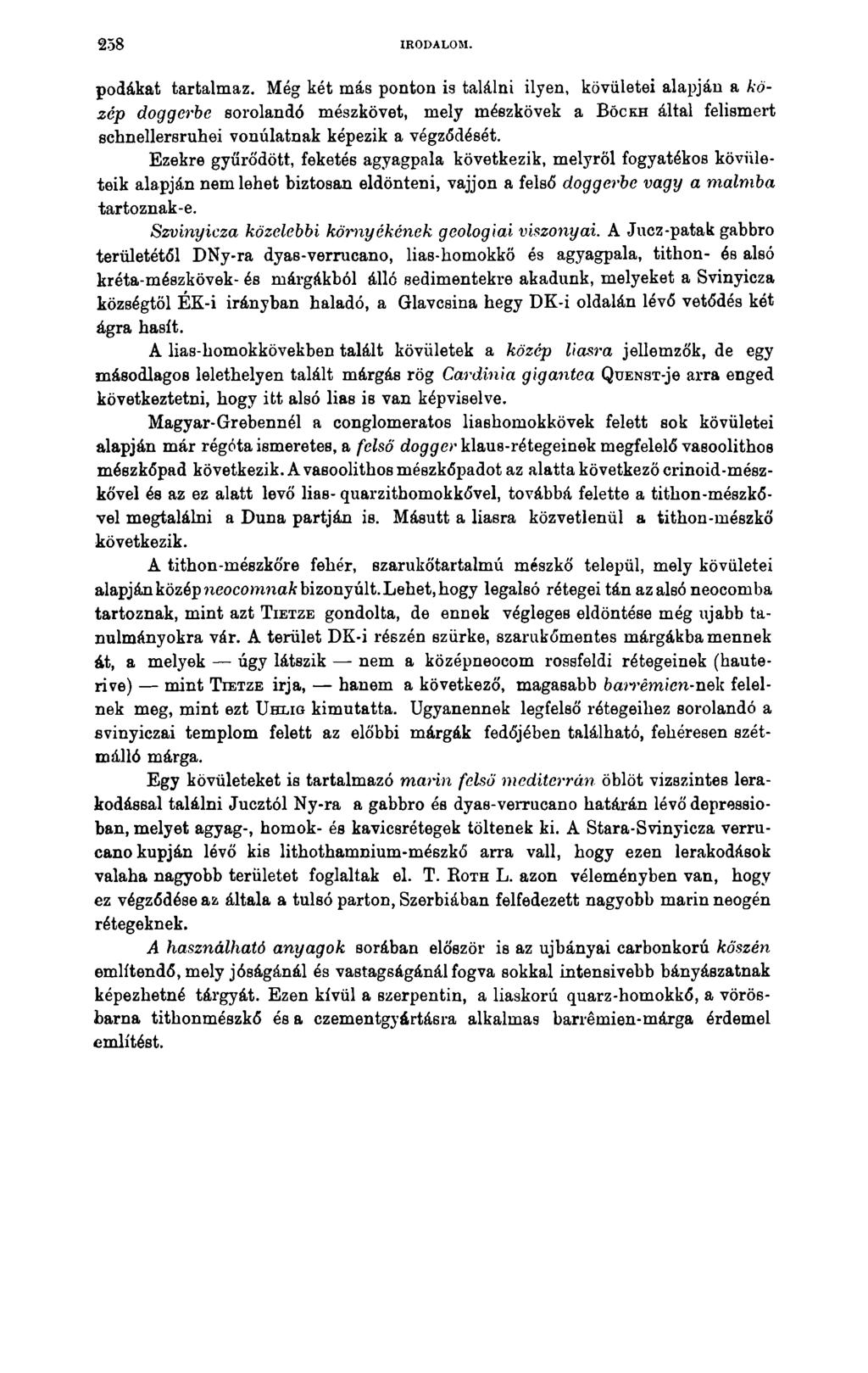 2 5 8 IRODALOM. podákat tartalmaz.