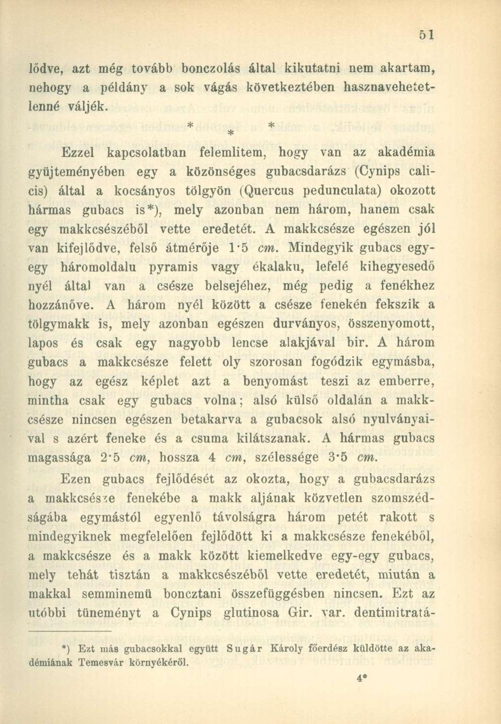 lődve, azt még tovább bonczolás által kikutatni nem akartam, nehogy a példány a sok vágás következtében hasznavehetetlenné váljék.