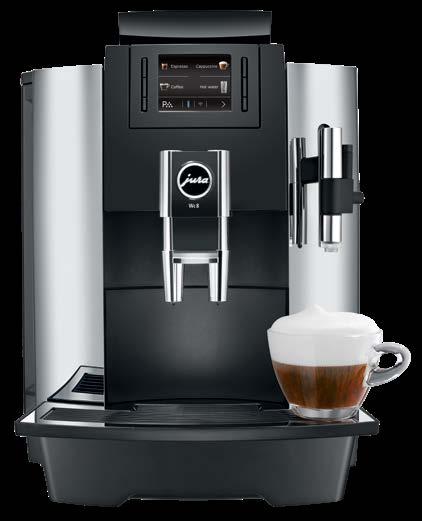 WE8 A kávékülönlegességek szerelmeseinek WE6 A klasszikusokat kedvelőknek Tulajdonságok Több fokozatú, nagy teljesítményű Aroma G3 őrlőfejnek és a P.