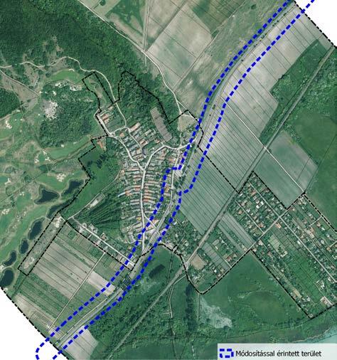 ÖRVÉNYES HELYI ÉPÍTÉSI SZABÁLYZAT MÓDOSÍTÁSA 6 MEGALAPOZÓ VIZSGÁLAT ÉS 1. A MÓDOSÍTÁSSAL ÉRINTETT TERÜLET BEMUTATÁSA, TELEPÜLÉSRENDEZÉSI JAVASLAT Az Eljr.16.