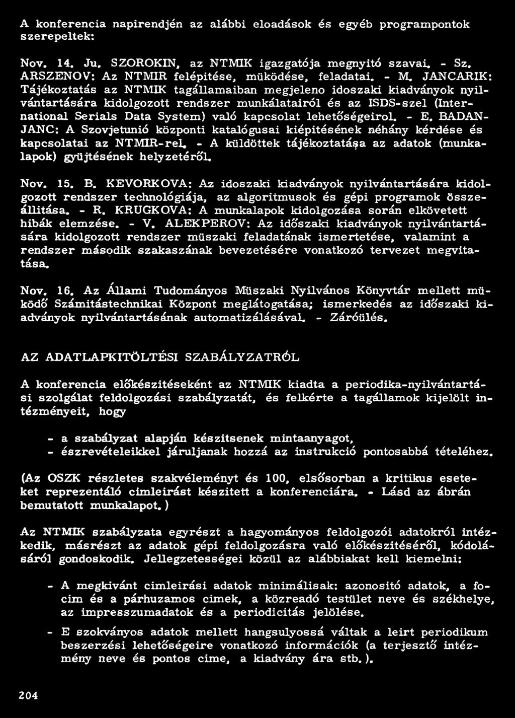 lehetőségeiről. - E.
