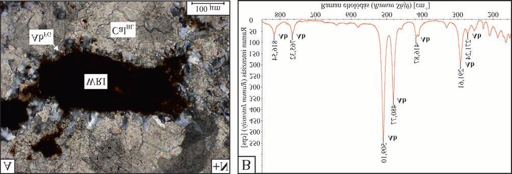 256 Hrabovszki E. et al.: A BAF 2 fúrás töréses szerkezeti elemeinek mikroszerkezeti és cementáció vizsgálata (Bodai Agyagkő Formáció) 9. ábra.