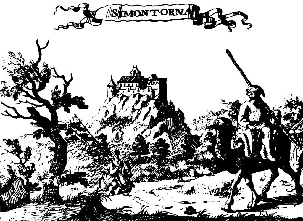 Simontornya vára a XVII. század végén - Justus van der Nypoort rézkarca 1 Másik ábrázolás a XVII.