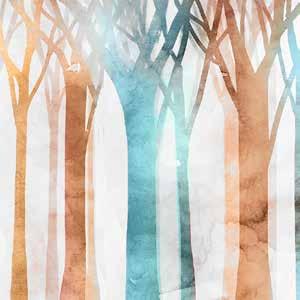 96 cm] SE081-A Dancing Trees II 96 cm]