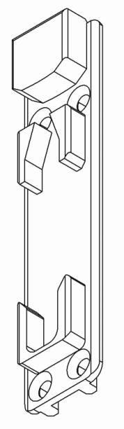 02 Bukó-nyíló zárfogadó T&T System Locking Plates Termék 3 R-L T&T