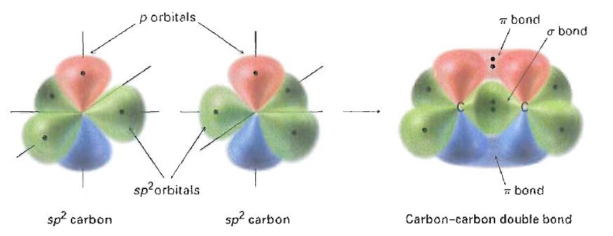 sp 2 C atomok közt egy σ