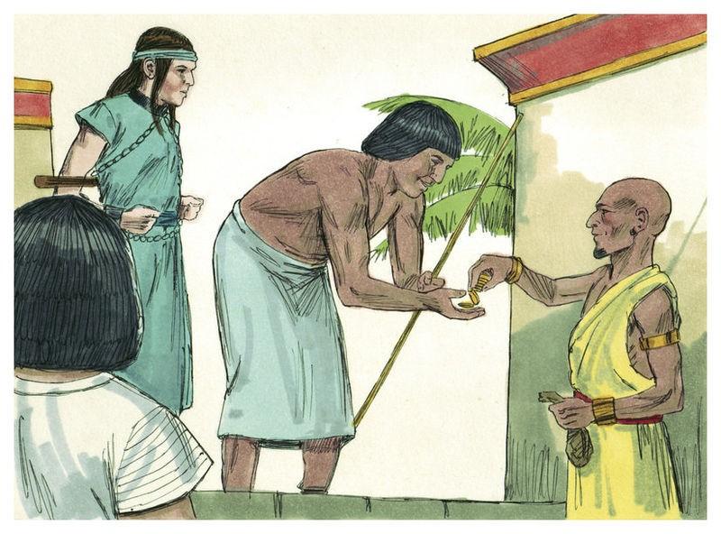 A kereskedők Egyiptomban eladták Józsefet