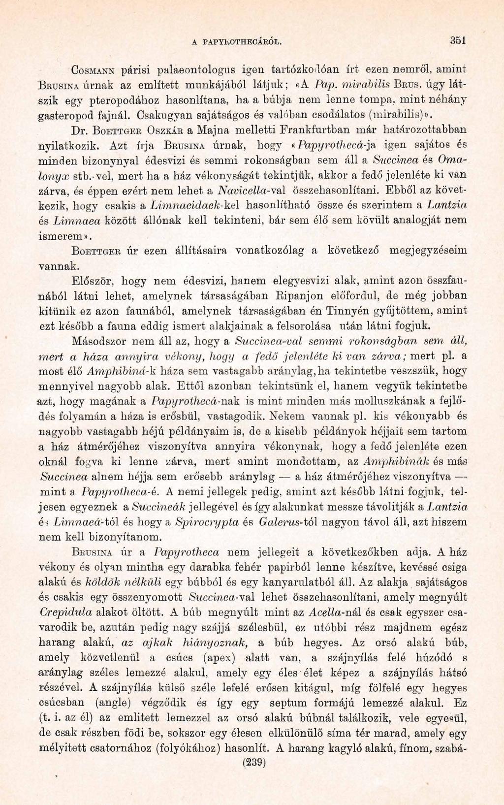 A PAPYhOTHECÁRÓL.
