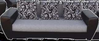 Axel kanapéágy Axel2-es: A kanapéhoz is ívesen illeszkedő karfákat a lágyabb forma