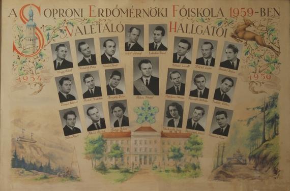 Első sor: Nagy Antal, Kababik Béla, Kovács Jenő, Weil József, Lakatos József, Takács László, Dávid Lajos, Frankó János.