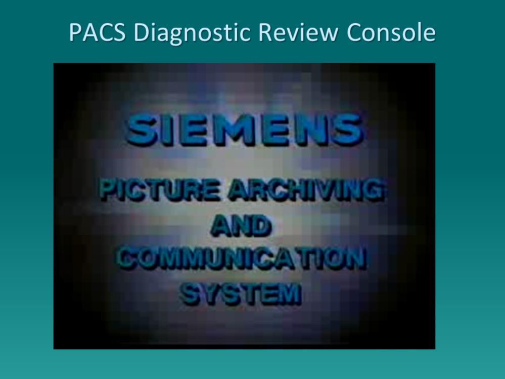circa 1989 - Siemens Gammasonics -