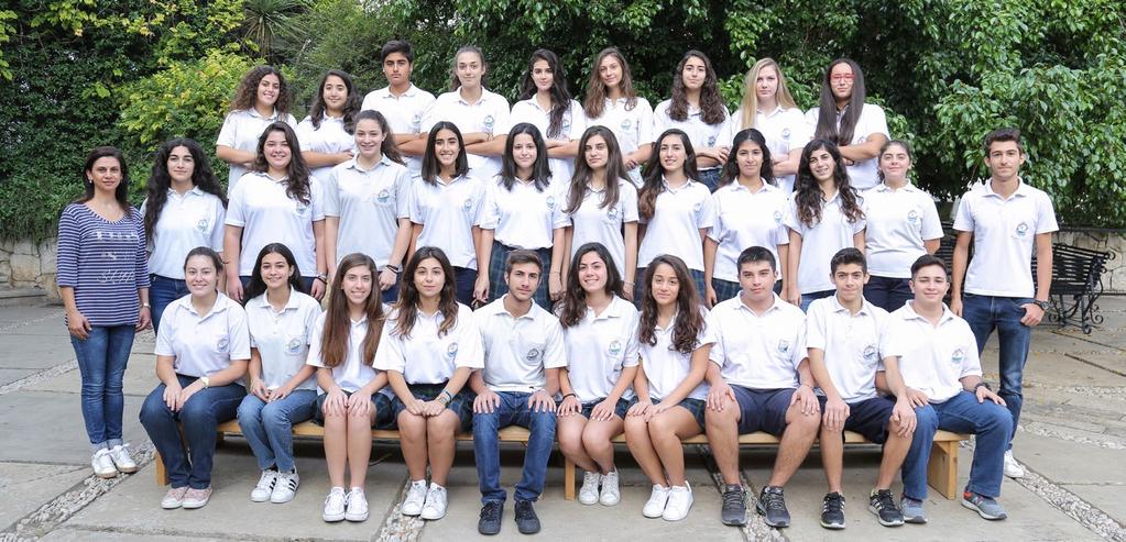 1re ES1 Avec Mme Amale Mrad Nour El Hachem, Mabelle El Khoury, Lily Grace El Chikhani, Anne-Charlotte Sadaka, Michael Georges Hamam, Christina Gerges, Hiba Jabbour, Georges Oubary, Saad El Khoueiry,