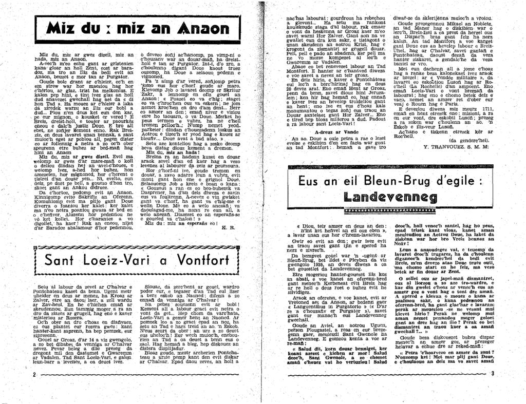 Mi.z du mi.z an Anaon f Miz du, niiz ar gwez dizeil, miz an bada, miz an _Anaon.