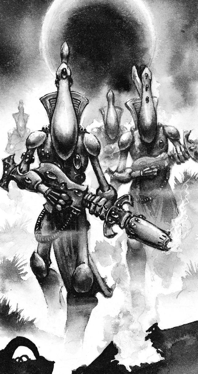 Lidércőr Wraithguard Az Eldák számára a halál nem garantálja a háborútól mentes békét.