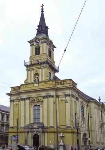 596 PESTI-BELSÔ ESPERESKERÜLET 1. kép. Terézvárosi Szent Teréz-templom (G. J.) Zsilinszky út. 9 Mára a határvonal a Nyugati tér Teréz krt. Oktogon Andrássy út Izabella u. Király u.