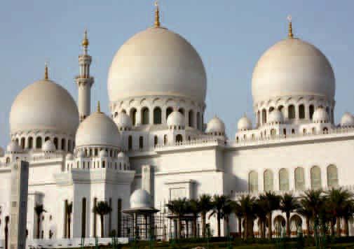 Sheikh Zayed Mosque Abu Dhabi, United Arab Emirates 250 m2 This project used
