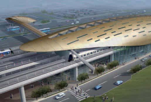 Dubai Metro Dubai, United Arab Emirates 3,000 m2 This project used customised stainless steel pedestals and stingers installed