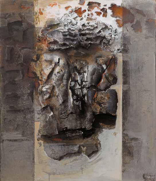 1956, 2006 wood fibre, oil, 101 96 cm