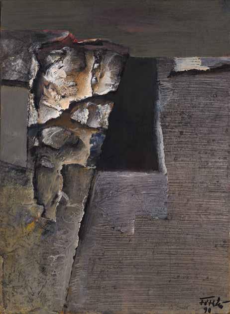 farost, olaj, 34x24 cm Pit, 1990
