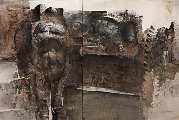 FRAGMENTS OF TIME Some Ideas on the Art of Ernő Fóth The current exhibition entitled Memento shows the new aspects of the consistent art of Ernő Fóth, who neglected and defied artistic trends and