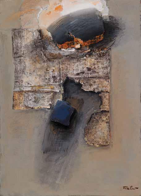 Stone and Clod wood fibre, oil, 71 51