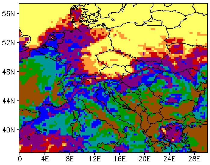 htm Csapadék [mm] Hımérsékletváltozás boxplot 7/3 + modell 30-éves magyarországi átlagai melegedés minden évszakban minden modell szerint távolabbi jövı: erısebb, de bizonytalanabb mértékő változások