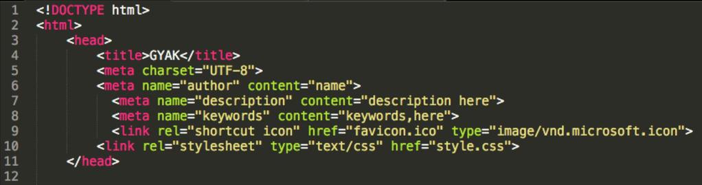 A <head> bővebben I. 17 Nem összekeverendő a <header> -rel! Metadata adatok összefogására van. Ide megjelenítendő tartalmat NEM teszünk!