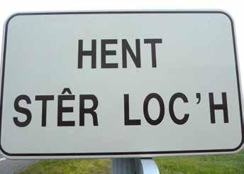 - conserver le nom des voies actuelles en breton et/ou en gallo en y ajoutant le toponyme (lieu-dit) qui permet de les situer dans la commune et d indiquer la langue pratiquée concurremment avec le