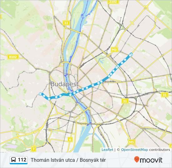 Útirány: Apor Vilmos Tér 22 megálló VONAL MENETREND MEGTEKINTÉSE Bosnyák Tér Csömöri út, Budapest Bosnyák Tér 16 Bosnyák tér, Budapest Tisza István Tér 148 Thököly út, Budapest 112 autóbusz Menetrend