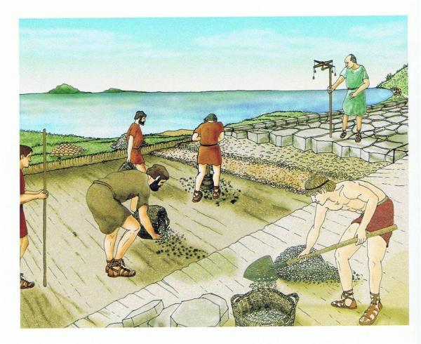 Via Appia Hosszú utak királynője 4,15m széles volt Colosseumtól indult Felvonulási út volt a hadsereg