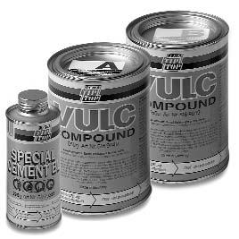 javítópaszta 525 0642 Vulc-Compound A+B Vulc-Compound A+B Kétkomponensû javító- kitöltõ keverék Gumialkatrészek kisebb hibáinak
