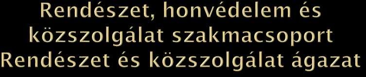 szakgimnáziumi képzés képzési idő: 4+1 év 1.