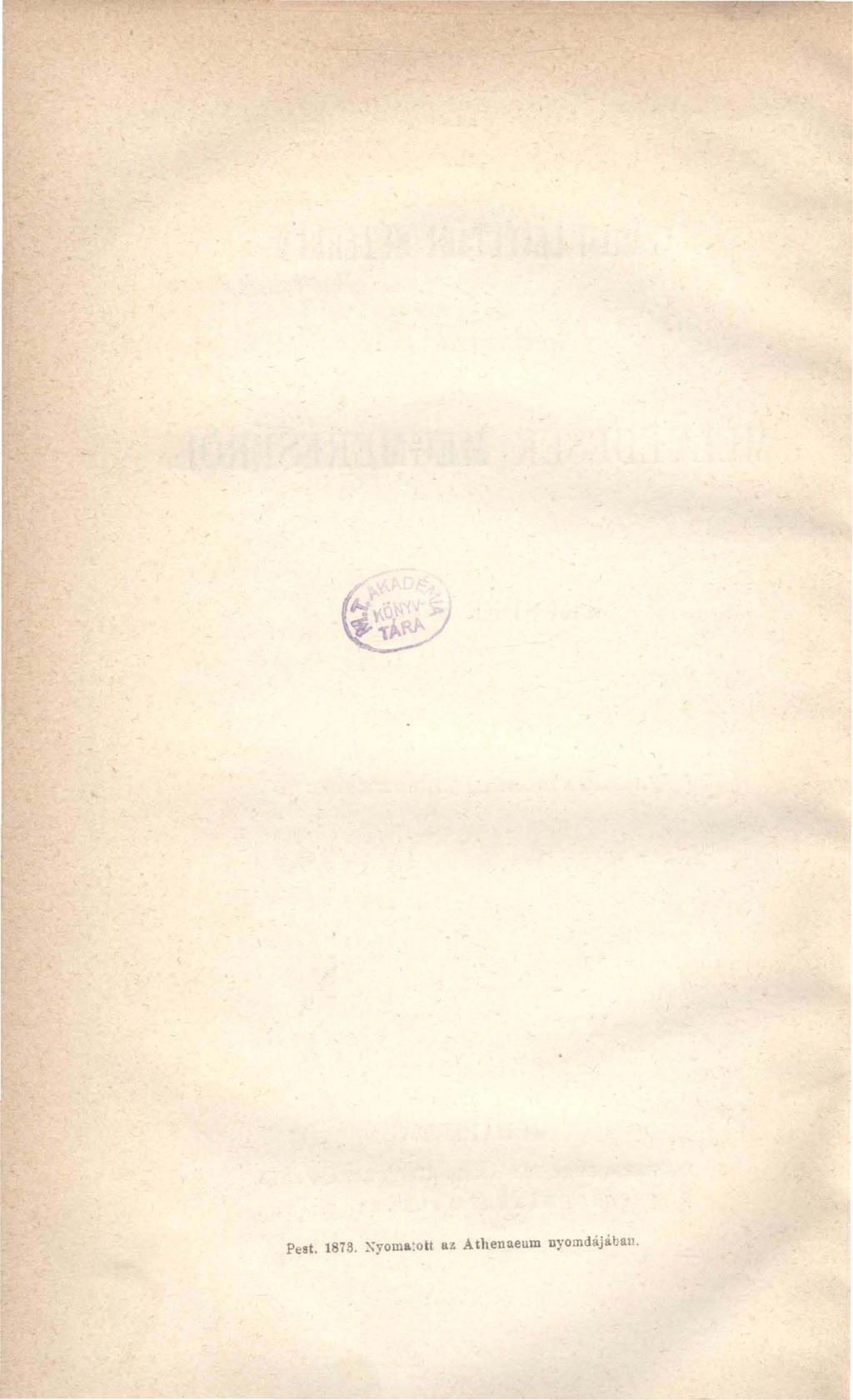 Pest. 1873.