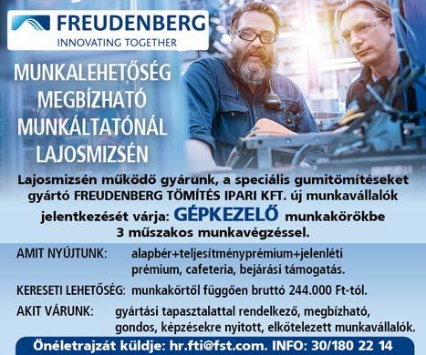 Nyugat-magyarországi (Győr, Mosonmagyaróvár és Sopron környéki) autóipari és fémipari nagyvállalatok állásajánlataiból válogathatsz (betanított, lakatos, targoncás, CNC-s, hegesztő, stb.