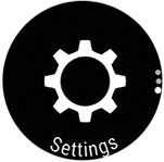Settings (Beállítások) Az óra következő beállításait lehet módosítani: Fizikai beállítások Általános beállítások Óra beállítások További információkért lásd: Beállítások.