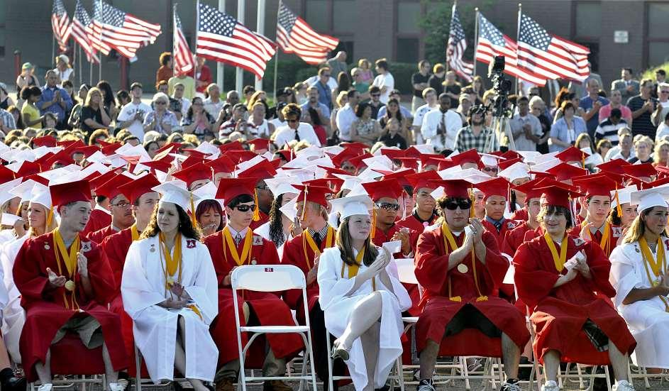 HAZLETON AREA HIGH SCHOOL The 801-member Class of 2011 applauds