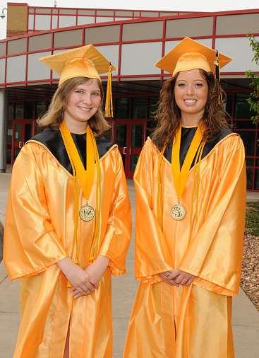 PAGE 20 SPECIAL SECTION, SATURDAY,JULY9,2011 Valedictorian Stephanie Zeiler and Salutatorian Meaghan Bloom represent the Lake-Lehman Senior High School Class of 2011.