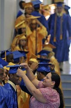 Meyers High School, from left, first, row, are Courtney Dress, Sara Witkowski, Alyssa Kilbourn, Maureen Lisman, Julianne King, Lauren Culp, Troy Lynn Lewis, Kirstie Robertson, Beatriz Chavez, Kaylee