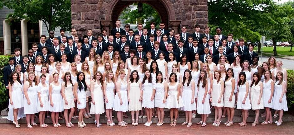 WYOMING SEMINARY COLLEGE PREPARATORY SCHOOL Members of the Wyoming Seminary Class of 2011, from left, first row, are Bridget Bunton, Ashley Casterline, Ashley Hess, Laura Strzeletz, Catherine