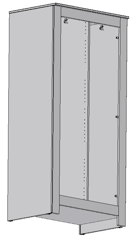 11 DE GB FR NL IT DK ES HU FI SI HR NO PL CZ PT TR RU SK SE RS JP CN KR Bitte stellen Sie jetzt den Schrank an die gewünschte Position, denn jetzt ist er am leichtesten zu bewegen.