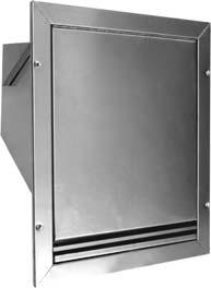 SHOOT DUSTBIN DOORS SH.SDD.STP APPLICATION Shahrokhi shoot dustbin doors are used to access the main dustbin duct in highrise buildings.