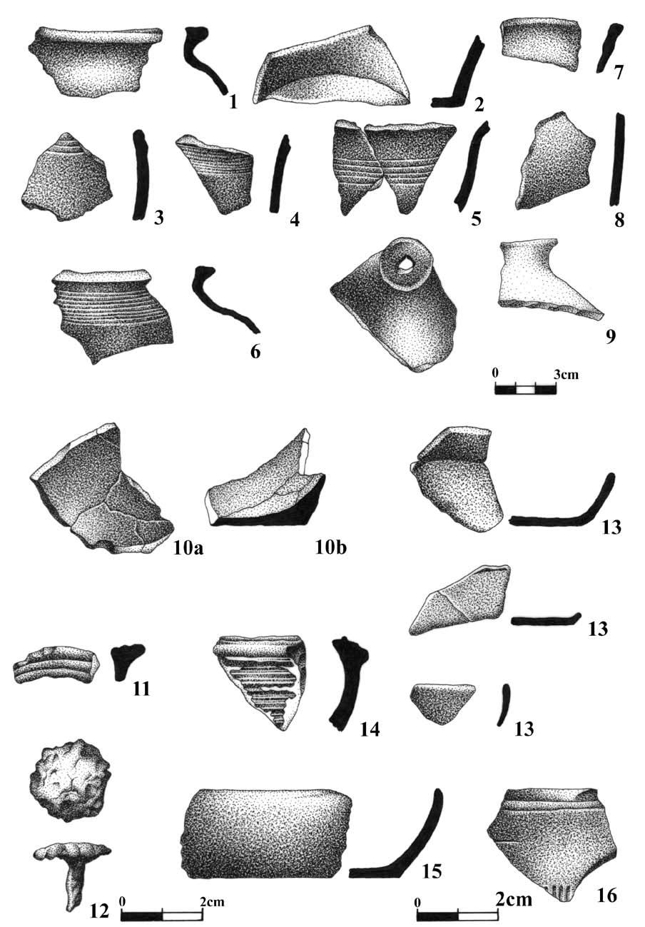 166 VII. tábla: 1-9. 87. objektum, 10. 108. objektum, 11-12. 112.