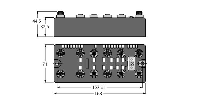 On-Machine kompakt fieldbus I/O blokları PROFIBUS-DP slave 9.