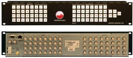 9cm ( 幅 奥行 高さ ) : 2U 別途お問合せください RCP-7272 7272HD-3G 用コントロールパネル コントロール :Ethernet 10/100Base-T (RJ-45) 外形寸法 :48.3cm x 3.2cm x 8.