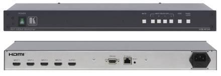 VS-21H-IR 2x1 HDMI スイッチャー (IR リモート対応 ) スイッチャー & ルーター 希望小売価格 48,700 仕様入力 :2 HDMI 出力 :1 HDMI コントロール : フロントパネル IR リモートコントローラー ( 同梱 ) 最大データ転送レート :6.75Gbps ( 各映像信号系統につき 最大 2.